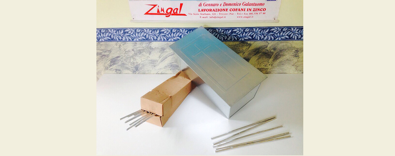 Ossuaries, tin and
          liquid solder