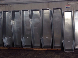 Zinc coffin